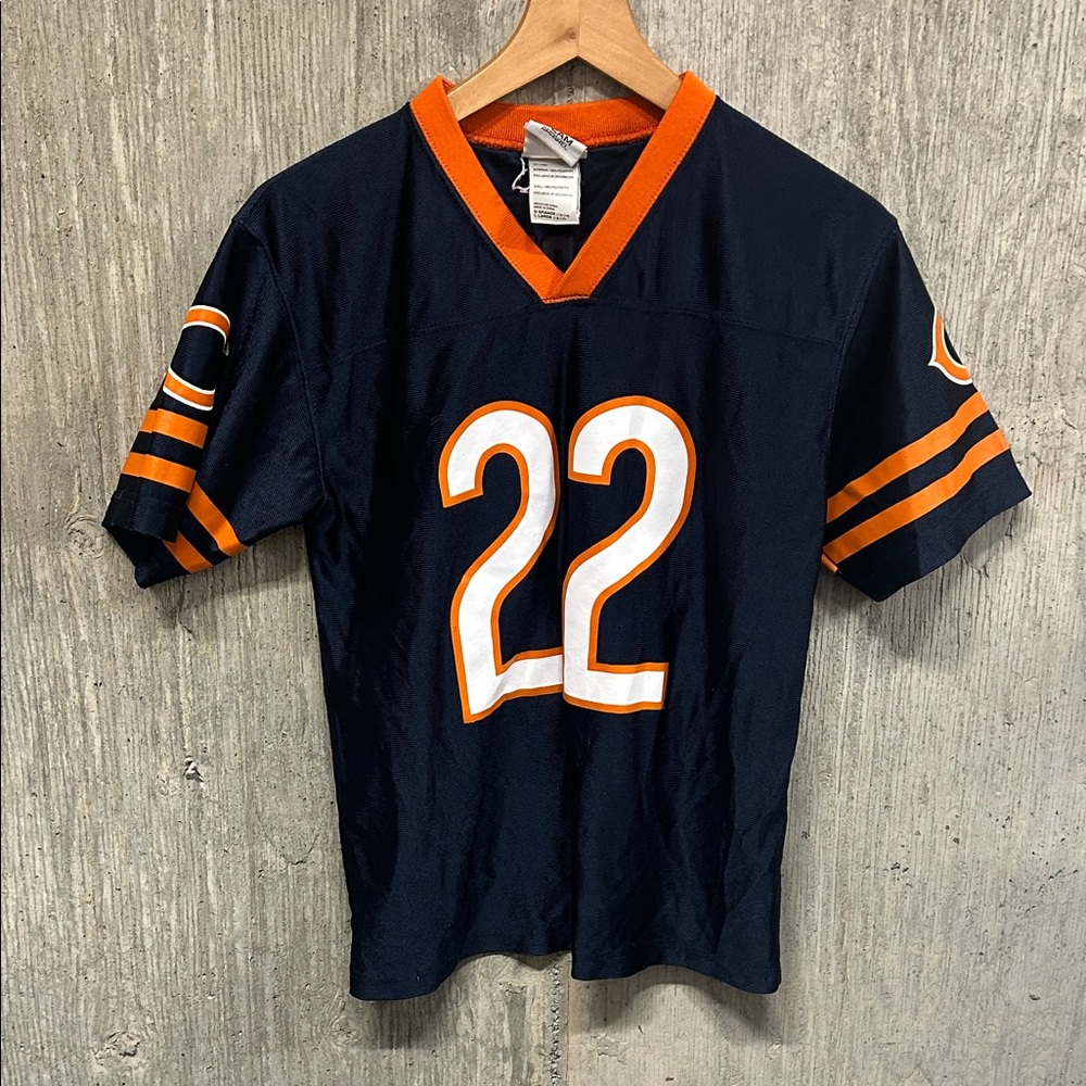 NFL Team Apparel Chicago Bears Matt Forte Boys Navy & Orange Jersey Large 12-14